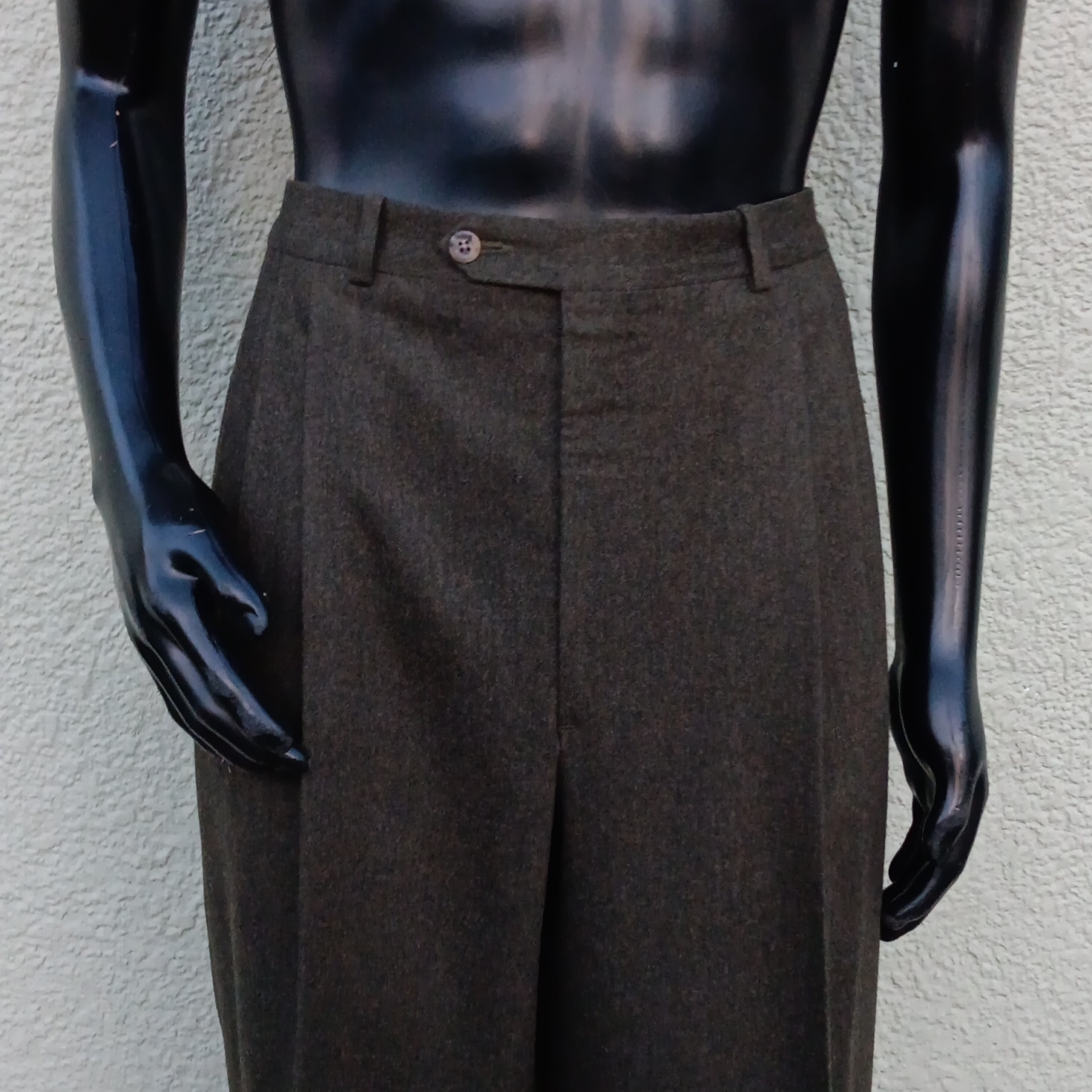 Nordstrom/J.B.Britches Men's Wool Cashmere Blend Triple Pleated Luxury Trousers